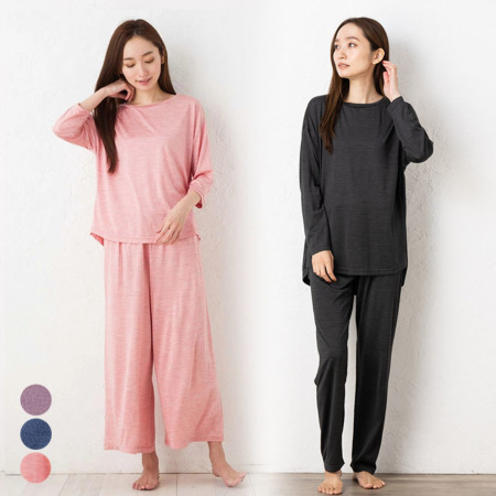 シルク100％ジャージー パジャマ 上下セット 日本製