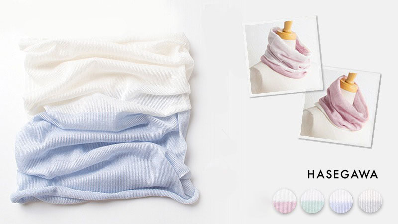 シルク100% ネックカバー 日本製