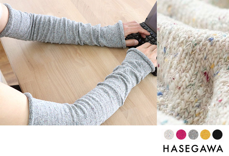 GINGA シルク UVカット アームカバー ロング 日本製