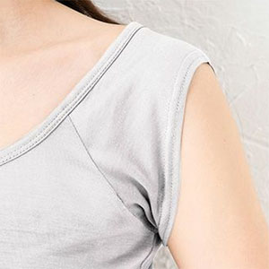 シルク100％ 汗取りインナー 選べる2タイプ