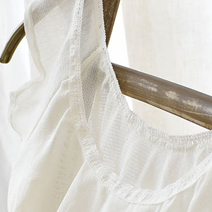 シルクの脇汗パッド付き サラチュール 汗取りインナー 普通丈 日本製