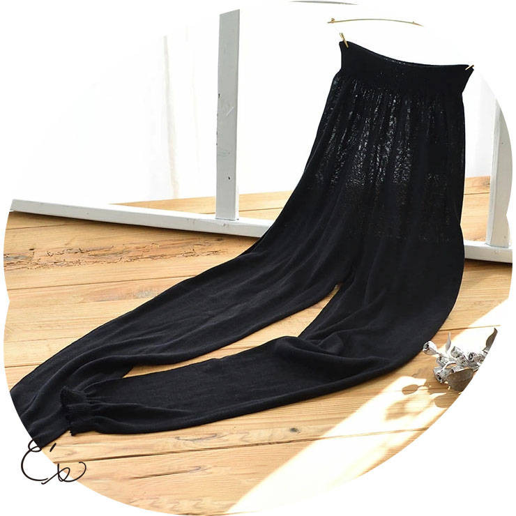 敏感肌用 シルク100％ レギンス ホールガーメント 日本製