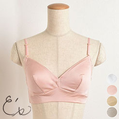 2位 シルクスムース ノンワイヤーブラ