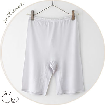 シルク100％ キュロット ペチコート