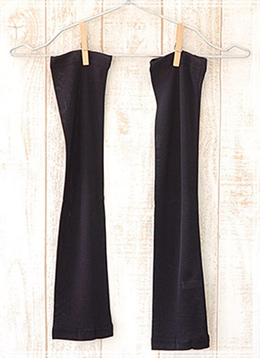 シルク100％ UVカットアームカバー