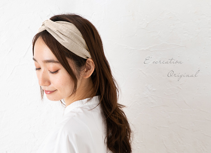 シルク クロスターバン 日本製 ヘアバンド