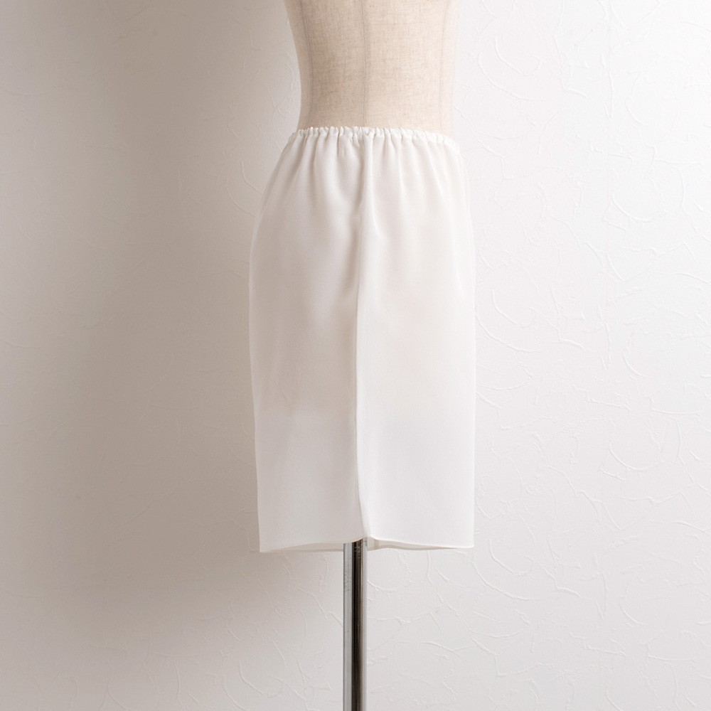 シルク クレープデシン ストレッチ キュロットペチコート 日本製