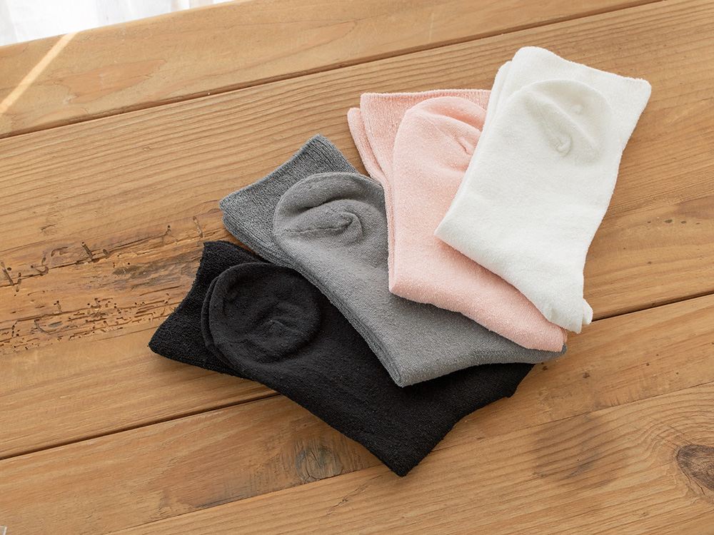 シルク ふくらはぎ楽らくソックス 日本製 レディース