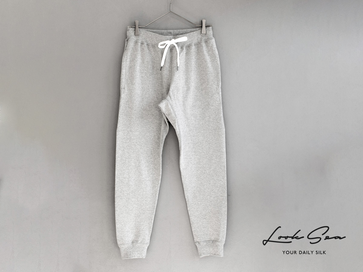 肌側シルク100%パイル スウェットパンツ 日本製 メンズ