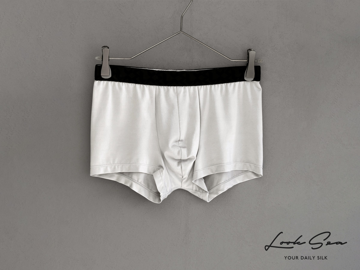 シルク メンズ ボクサーブリーフ 日本製