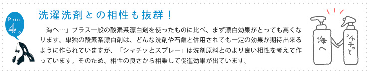 海をまもる シャチッとスプレー 300ml 本体 機能性洗濯洗剤 