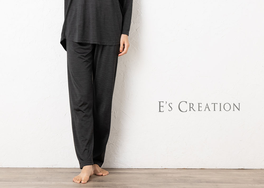 シルク100％ジャージー ルームパンツ 日本製