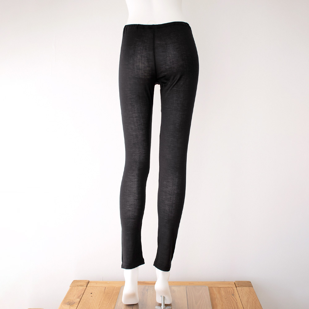 シルク100％ レギンス ウォッシャブル 日本製【ふわ肌シルク】