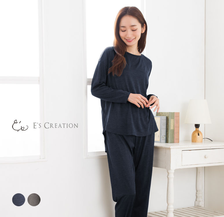 シルク100％ジャージー パジャマ 上下セット 日本製