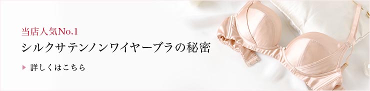 ノンワイヤーシルクブラジャー