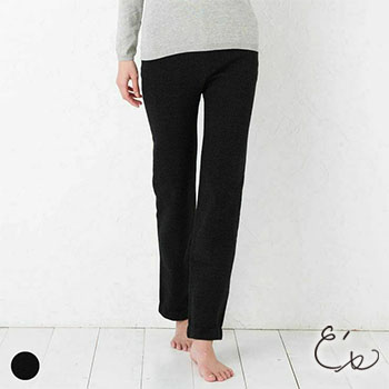 ふんわり裏起毛 シルク レギンスパンツ 日本製