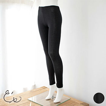 シルク100％ レギンス ウォッシャブル 日本製【ふわ肌シルク】