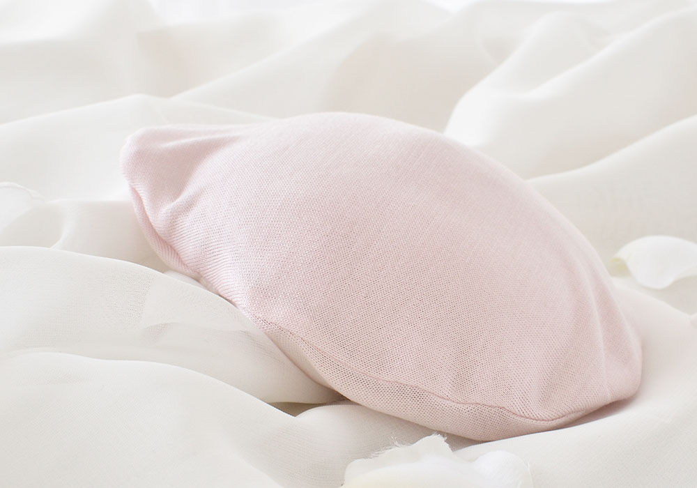 乳がん用パッド シルク100％まわた入り シルクケース付き 1個売り 日本製