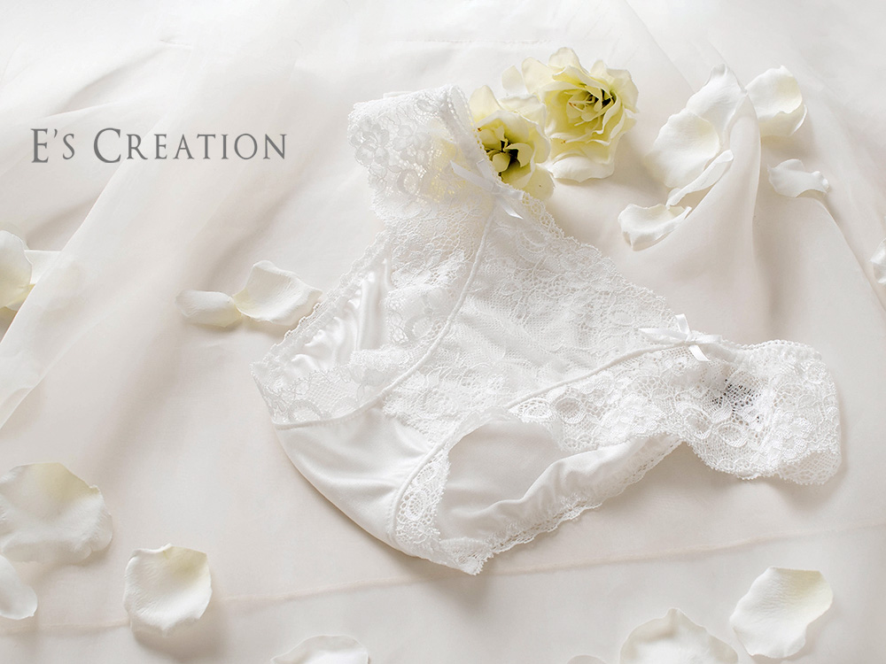 シルクショーツ ストレッチレース付き 日本製 レディース 生地はシルク100％