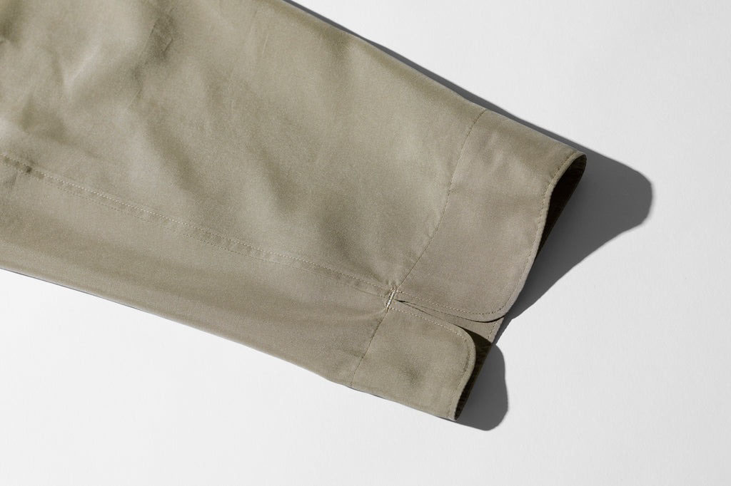 シルク100％ 前開きシャツ 日本製