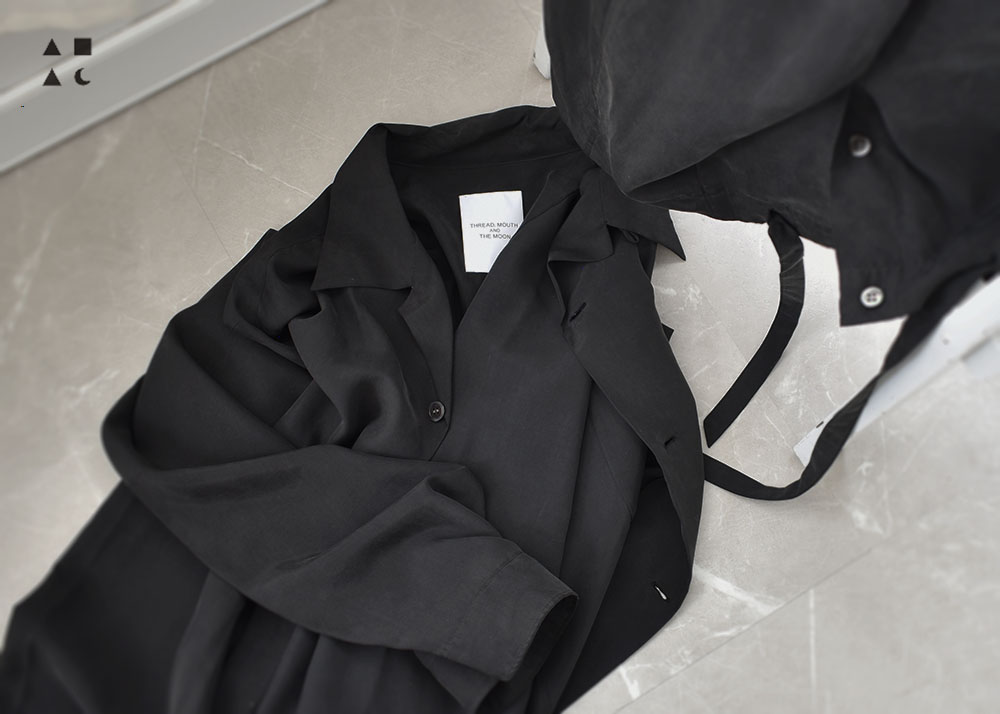 シルク100％ 前開きシャツ 日本製