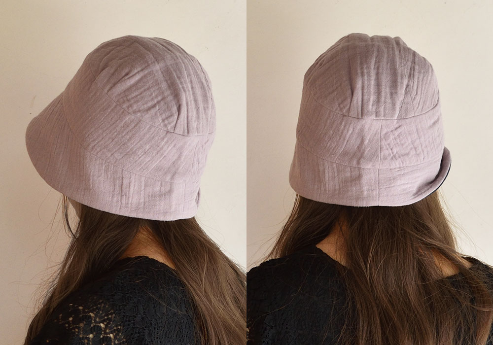 肌側オーガニックコットン 外側ダブルガーゼ　帽子 日本製