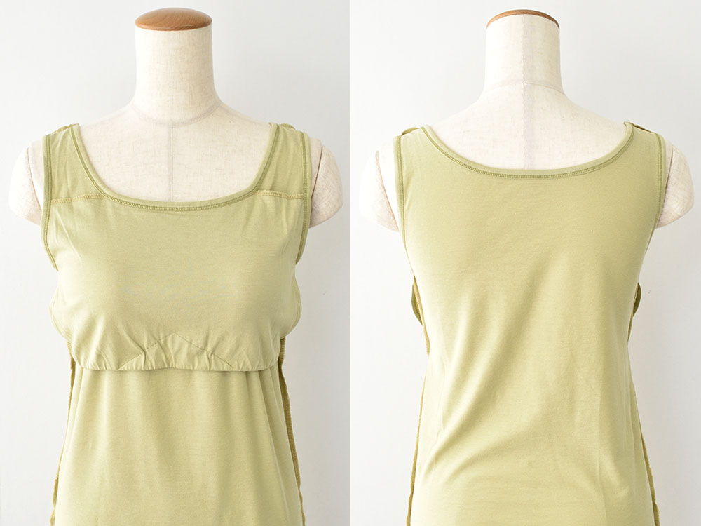 リラクシングウェア カップ付きタンクトップ 日本製