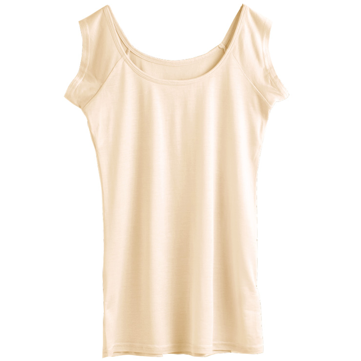 汗取りインナー シルク100％ フレンチ袖とタンクトップの2タイプから選べます