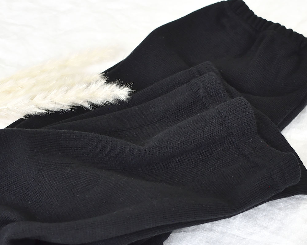 ふんわり裏起毛 シルク あったか レギンスパンツ 日本製