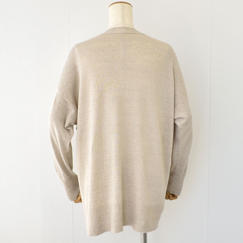 シルクリネン カーディガン 日本製