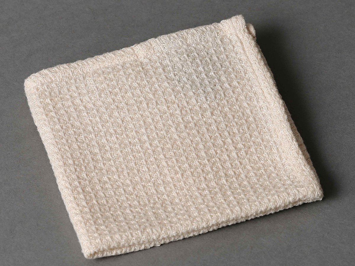 LULL シルク コットン ワッフルタオル 日本製 HASEGAWA ハンドタオル