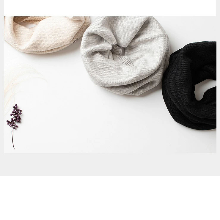 シルク100％ ふわふわ加工 二重スヌード 日本製