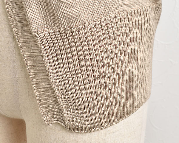 シルク100％ カーディガン 日本製 縫い目のないホールガーメント