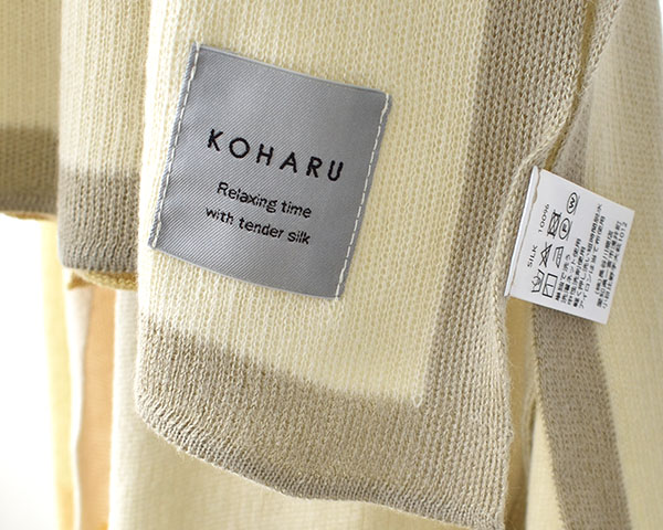 シルク100％ ふわふわ加工 ストール フレーム柄 日本製