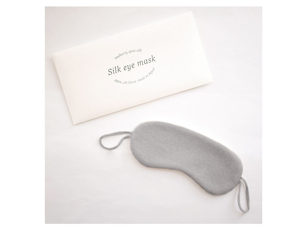 シルク100% ふわふわ加工 フリース アイマスク 日本製 hasegawa