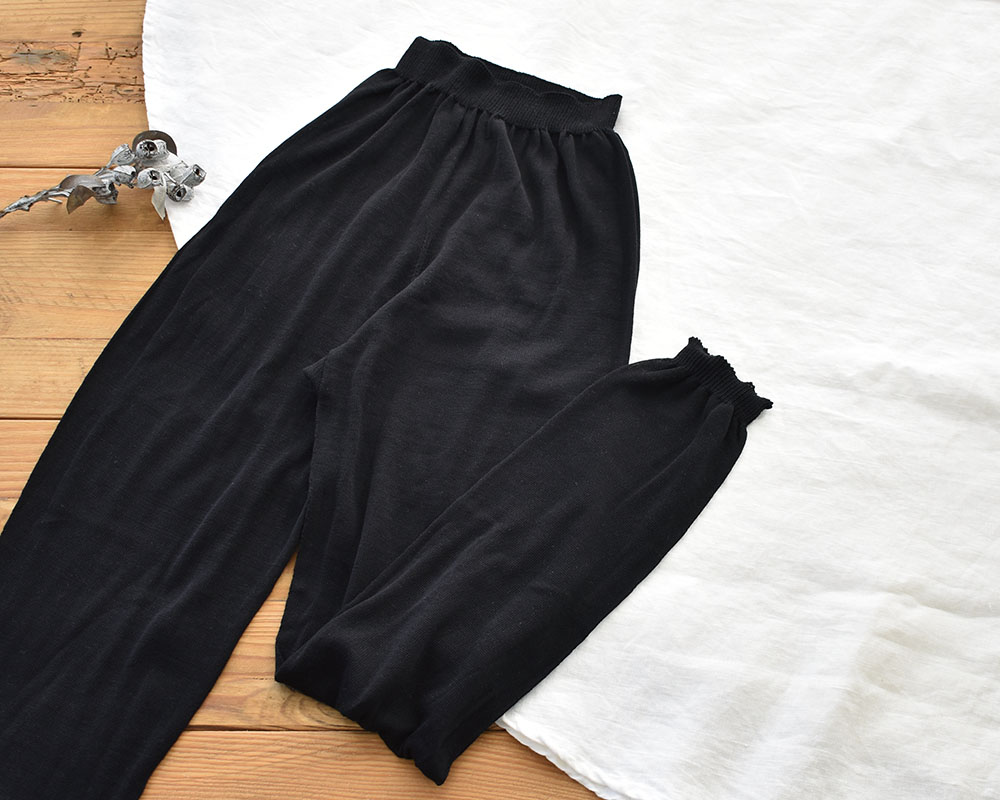 シルク100％ レギンス ホールガーメント 日本製