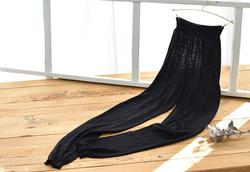 シルク100％ レギンス ホールガーメント 日本製