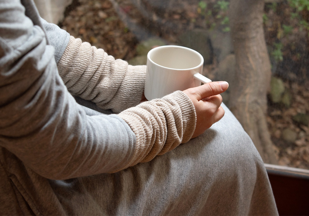 シルク レッグウォーマー 日本製 26cm ショートタイプ 肌側シルク 表側オーガニックコットンの二重構造 男女兼用