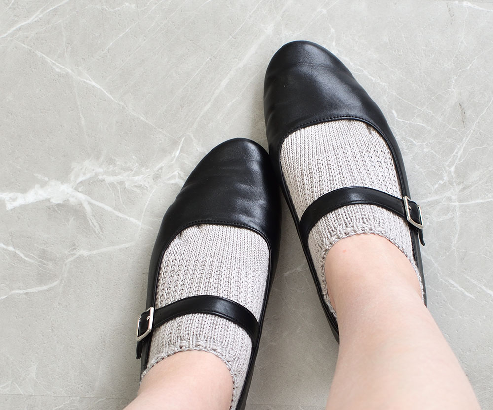 肌側シルク 5本指スニーカーソックス 日本製 ホールガーメント