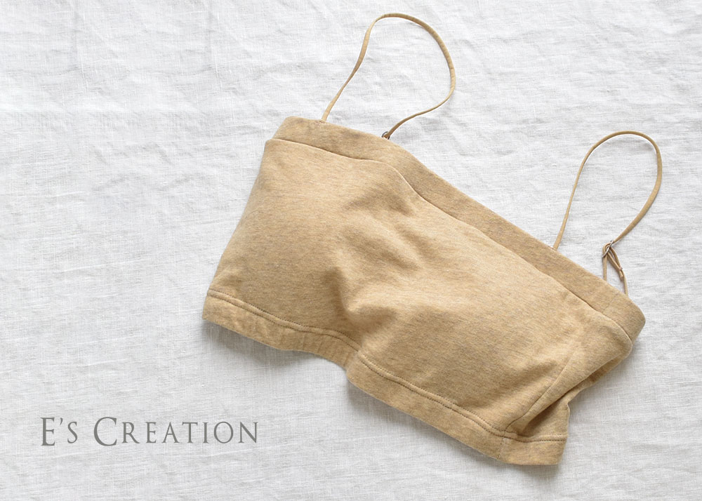 カップ裏シルク オーガニックコットン バンドゥブラ 日本製