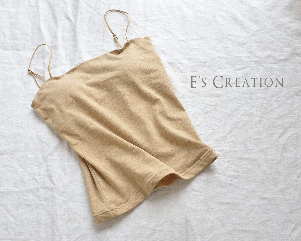 カップ裏シルク オーガニックコットン ブラトップ 日本製