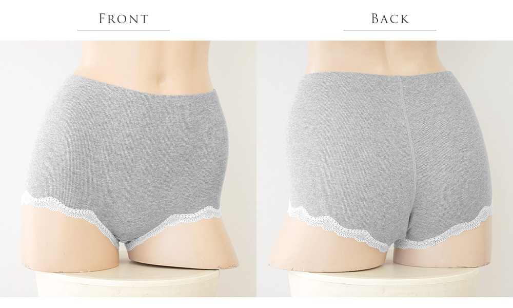 マチ裏シルク コットンリブ ボクサーショーツ