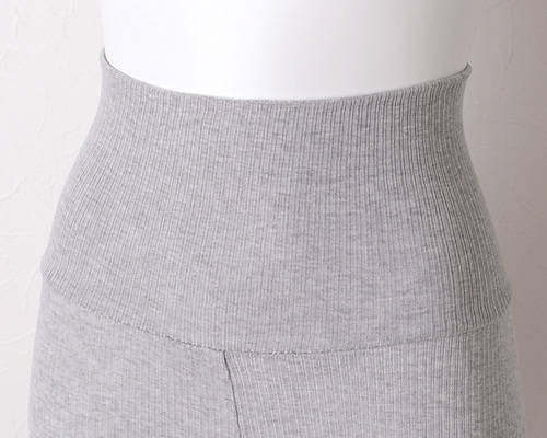 シルクカシミヤ混 13分丈 レギンス 日本製