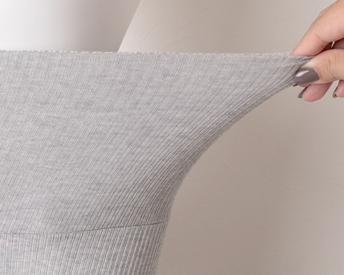 シルクカシミヤ混 13分丈 レギンス 日本製