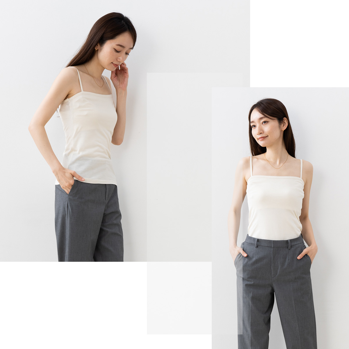 シルク100％ カップ付き ブラトップ キャミソール 日本製 ゆるラク【ふわ肌シルク】