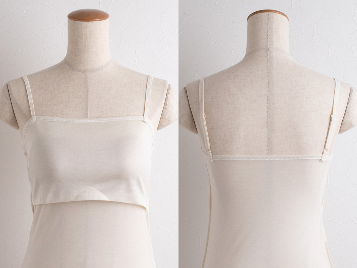 シルク100％ カップ付き ブラトップ キャミソール 日本製 ゆるラク【ふわ肌シルク】