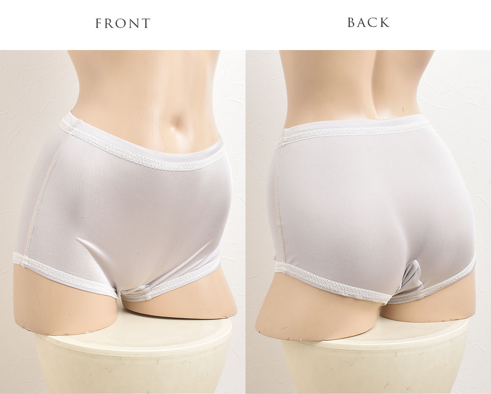 シルク ショーツ ボクサー 一分丈 サニタリーにも