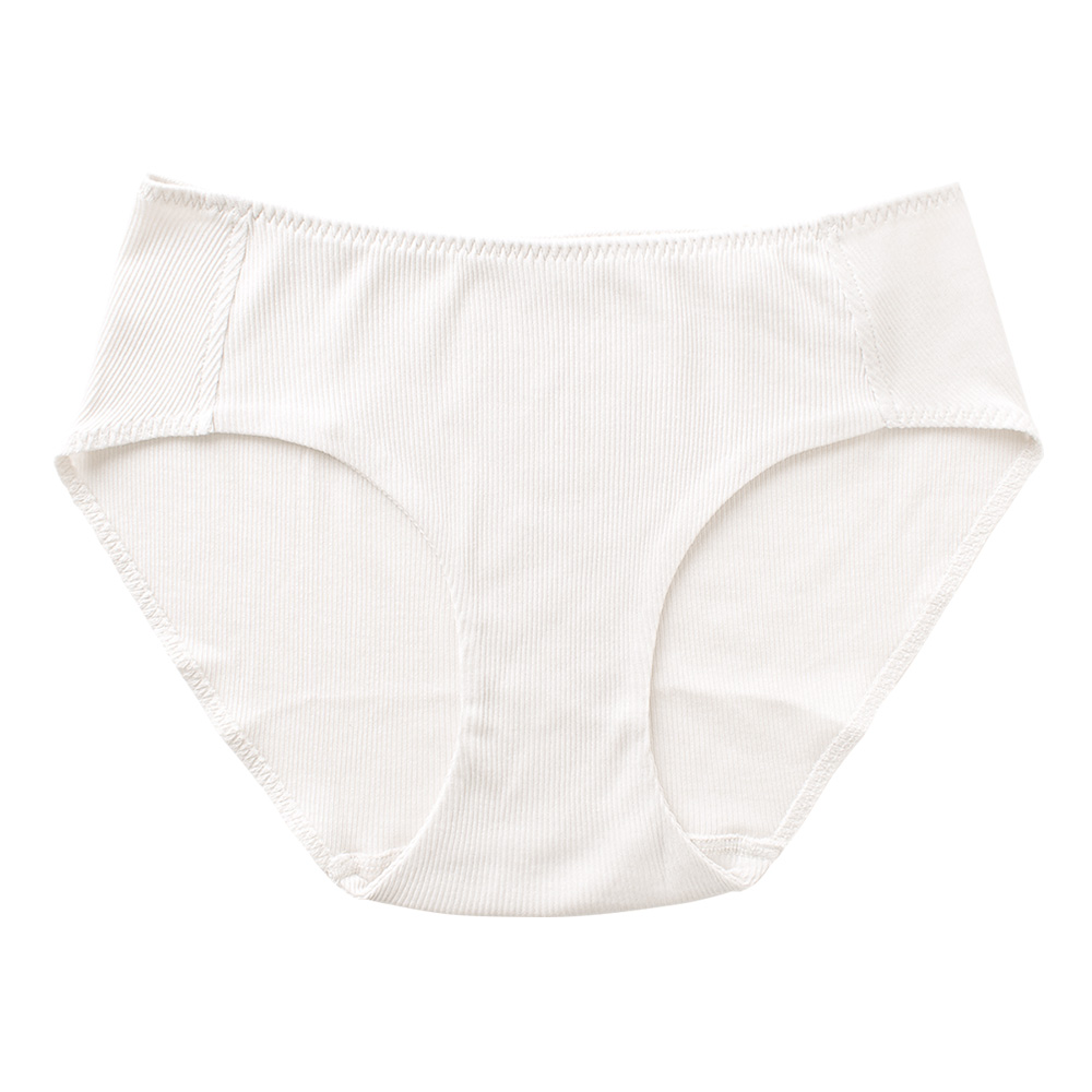 コットンシルク テレコ スタンダードショーツ 前身二重 レディース