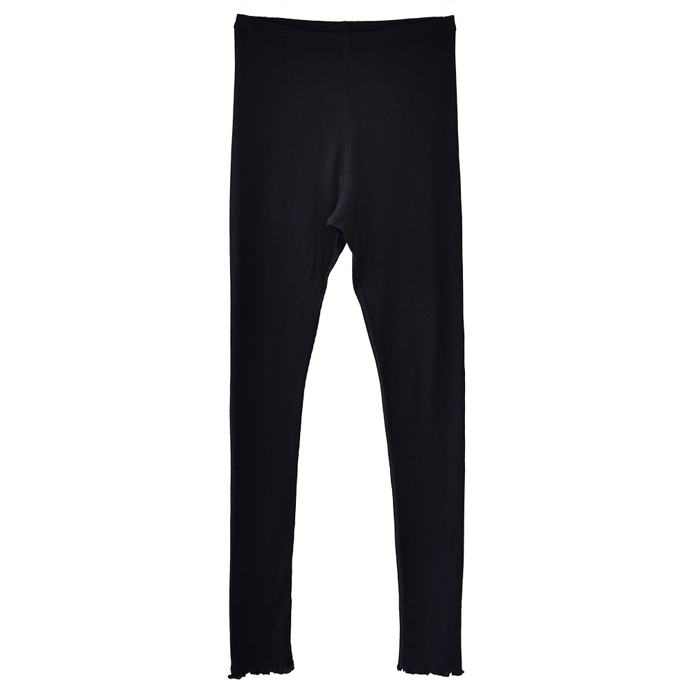 コットンシルク テレコ レギンス