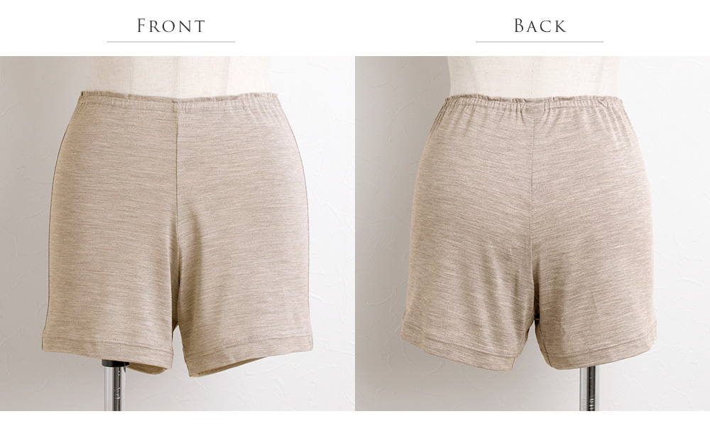 シルク100％ ソフトジャージー タップパンツ 日本製 ウォッシャブル加工